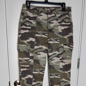 J. Crew Vintage Straight Camouflage Cargo Pant